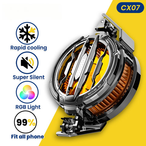 CX07 Cooling fan for mobile with thumb gloves